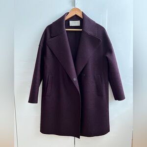 HARRIS WHARF London oversized wool coat
